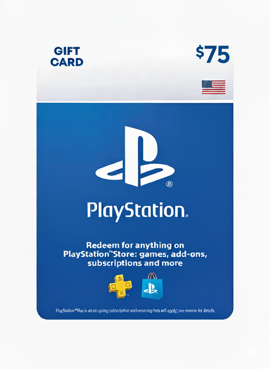 Playstation Store Gift Card 75 USA