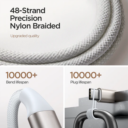 JOYROOM S-IW011 iP Watch Magnetic Charging Cable (USB-C) 1.2m-White