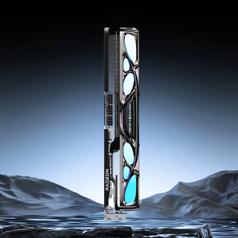 Yeston x GravaStar AMD RADEON RX 9070 XT 16G GDDR6 Mercury Nova OC GPU