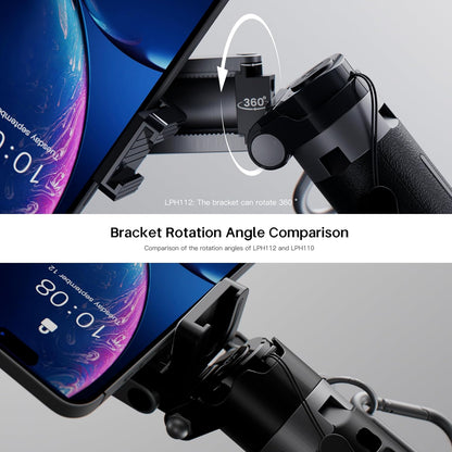 Lenyes LPH112 3-in-1 Phone Holder – Bluetooth Remote, Telescopic Stand & Grip