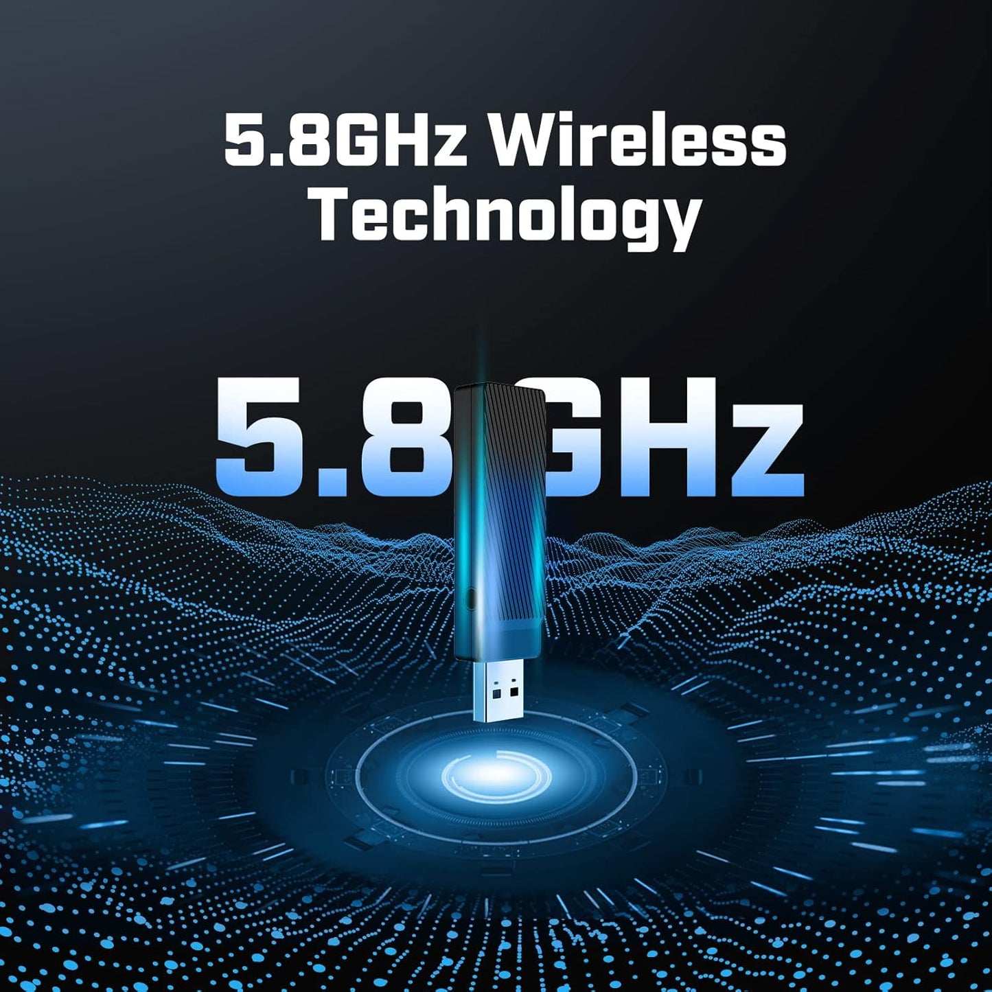 EKSA E910 5.8G Wireless Gaming Headset