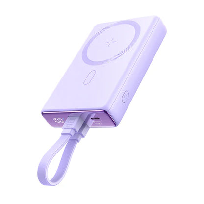 JOYROOM JR-PBM01 20W Magnetic Wireless Power Bank with Built-in Cable&Kickstand 10000mAh