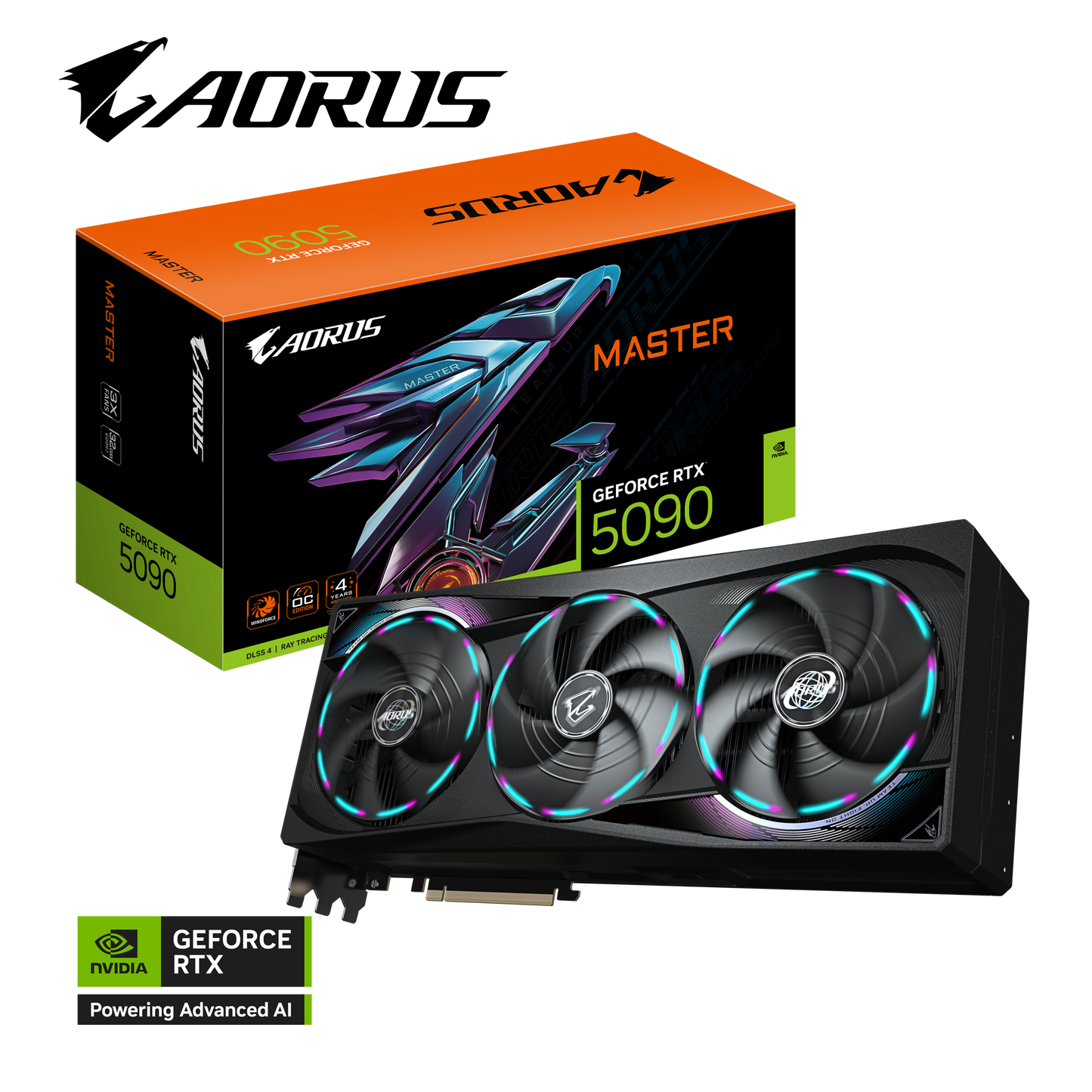 GIGABYTE AORUS GeForce RTX™ 5090 MASTER 32GB GPU