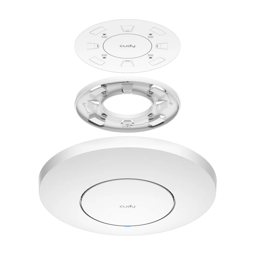 CUDY AP3000 AX3000 2.5G Wi-Fi 6 Access Point wall/ceiling-mounted
