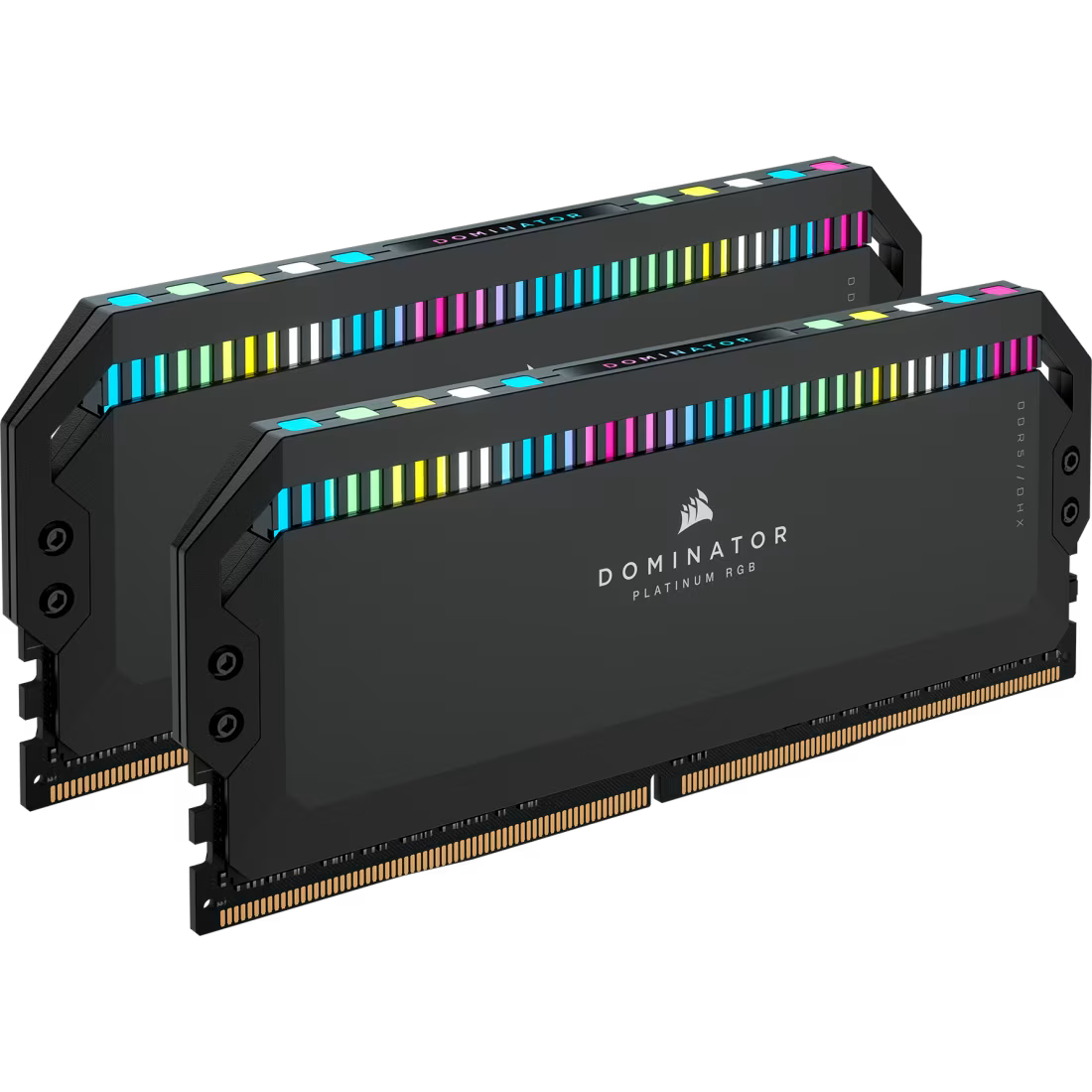 CORSAIR DOMINATOR PLATINUM RGB 64GB (2x32GB) DDR5 RAM 6000MT/s CL30 Memory Kit — Black
