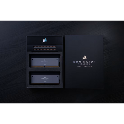 CORSAIR DOMINATOR TITANIUM RGB 64GB (2x32GB) DDR5 RAM 6000MT/s CL30 Memory Kit — Grey