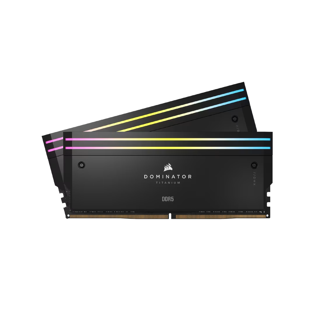 CORSAIR DOMINATOR TITANIUM RGB 32GB (2x16GB) DDR5 RAM 7200MT/s CL34 Memory Kit — Black