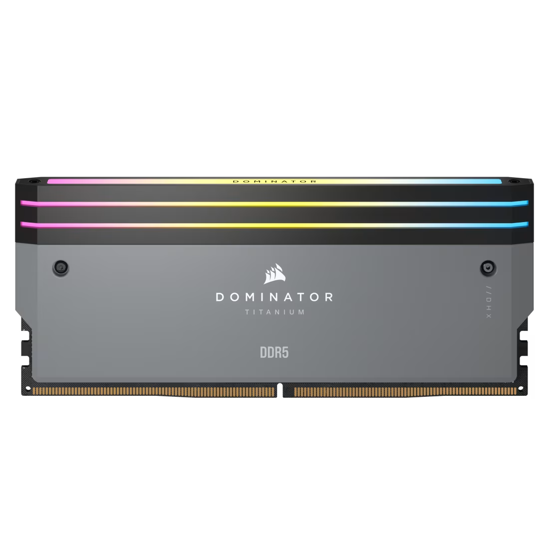 CORSAIR DOMINATOR TITANIUM RGB 64GB (2x32GB) DDR5 RAM 6000MT/s CL30 Memory Kit — Grey