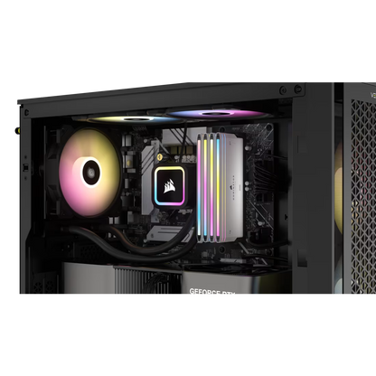 CORSAIR DOMINATOR TITANIUM RGB 48GB (2x24GB) DDR5 RAM 7200MT/s CL36 Memory Kit — White