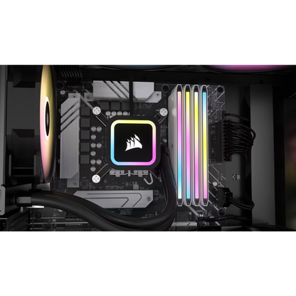 CORSAIR DOMINATOR TITANIUM RGB 48GB (2x24GB) DDR5 RAM 7200MT/s CL36 Memory Kit — White