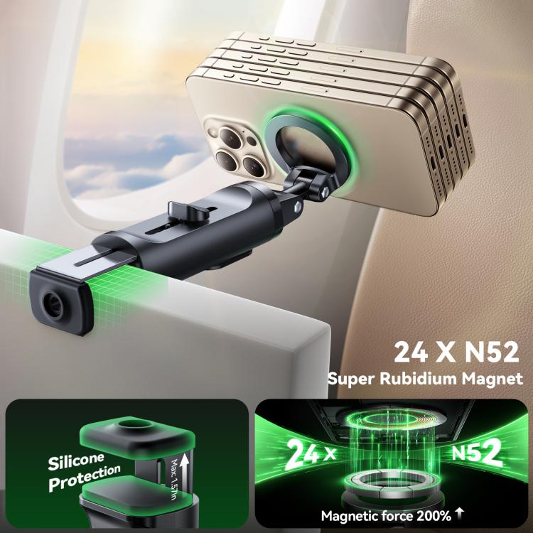 JOYROOM JR-ZS509 Magnetic Selfie Stick Built-in Bluetooth Remote