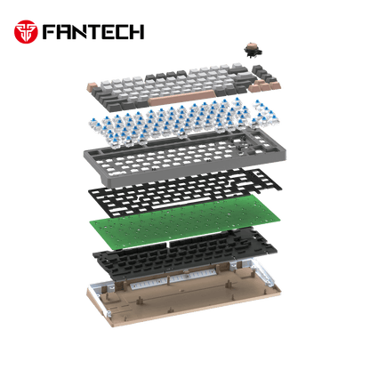 FANTECH ATOM PRO83 MK913 WIRELESS MECHANICAL GAMING KEYBOARD STELLAR EDITION SATURN BLUE SWITCH