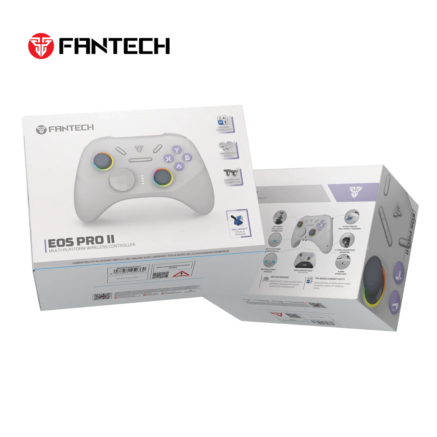 FANTECH EOS PRO II WGP15 V2 WIRELESS GAMEPAD GREY