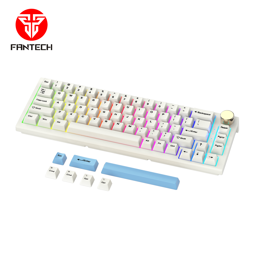 FANTECH MAXFIT67 MK858 Modular Blutooth Wireless RGB Mechanical Keyboard SPACE EDITION