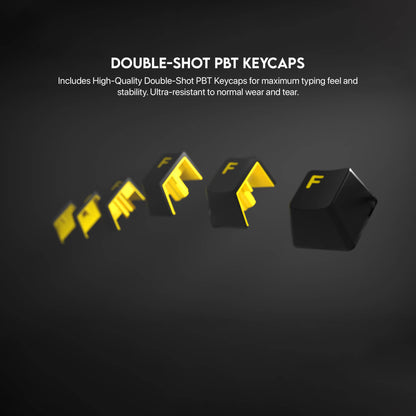 FANTECH MAXFIT70 MK911 Wireless 65% Mechinical Gaming Keyboard Grand Coblat  Milky Brown Switch