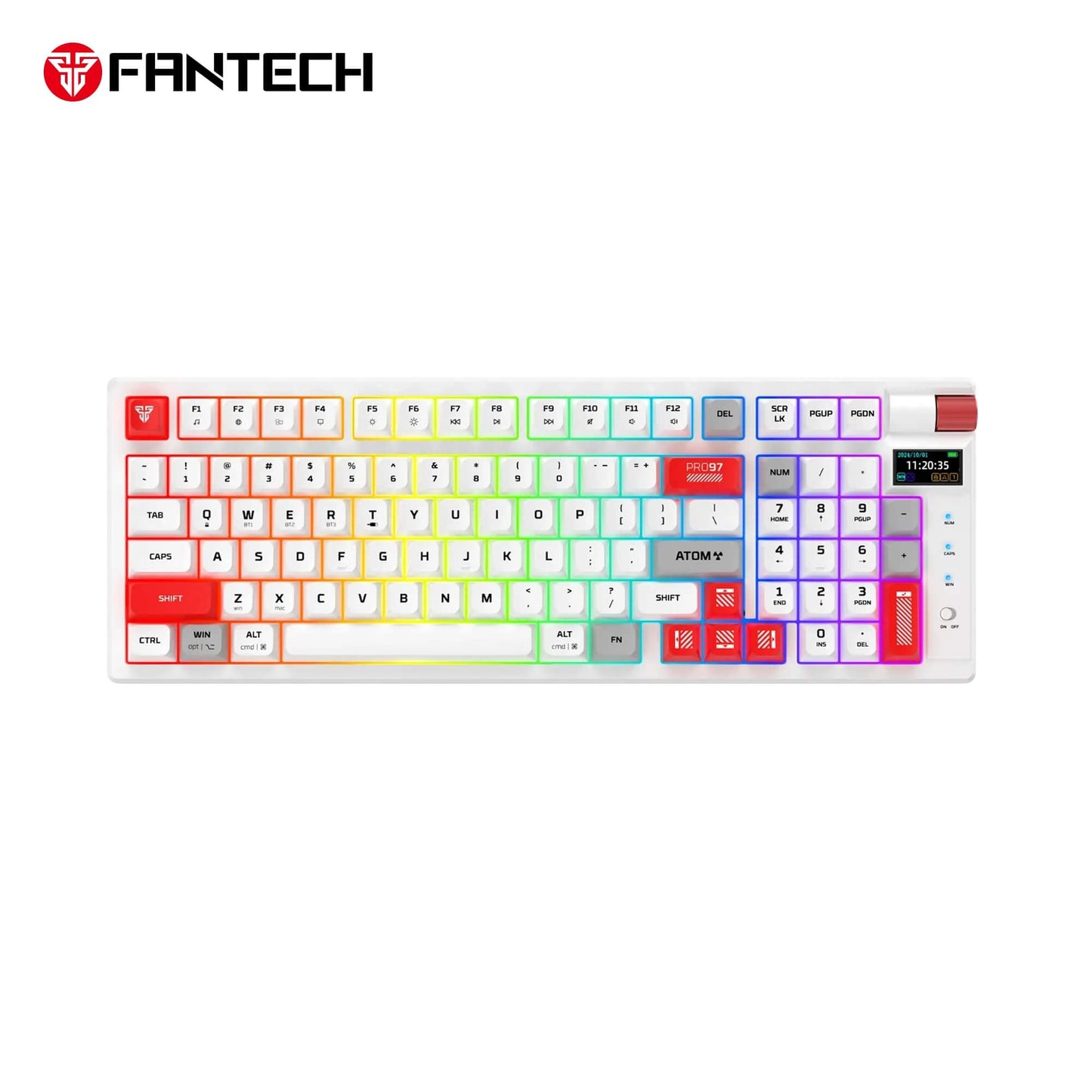 FANTECH MK918 ATOM PRO97 Wireless Mechanical Keyboard White