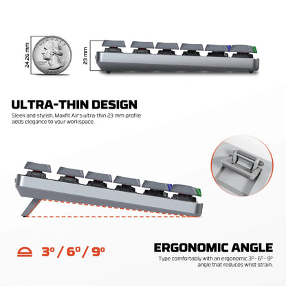 FANTECH SUPER MAXFIT AIR83 MK915 75% Low Profile Wireless Mechanical Keyboard