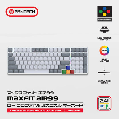 FANTECH SUPER MAXFIT AIR99 MK916 95% LOW Profile Wireless Mechanical Keyboard