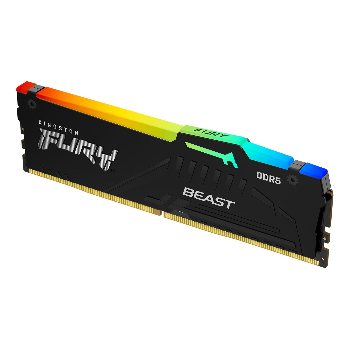 KingSton Fury Beast RGB Single 16GB DDR5 5600MT/s-CL40 Desktop Memory