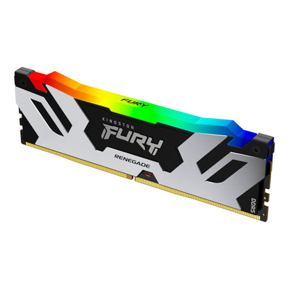 KingSton Fury Renegade RGB 32GB (2x16GB) DDR5 8000MT/s-CL38 Desktop Memory (Black/Silver)