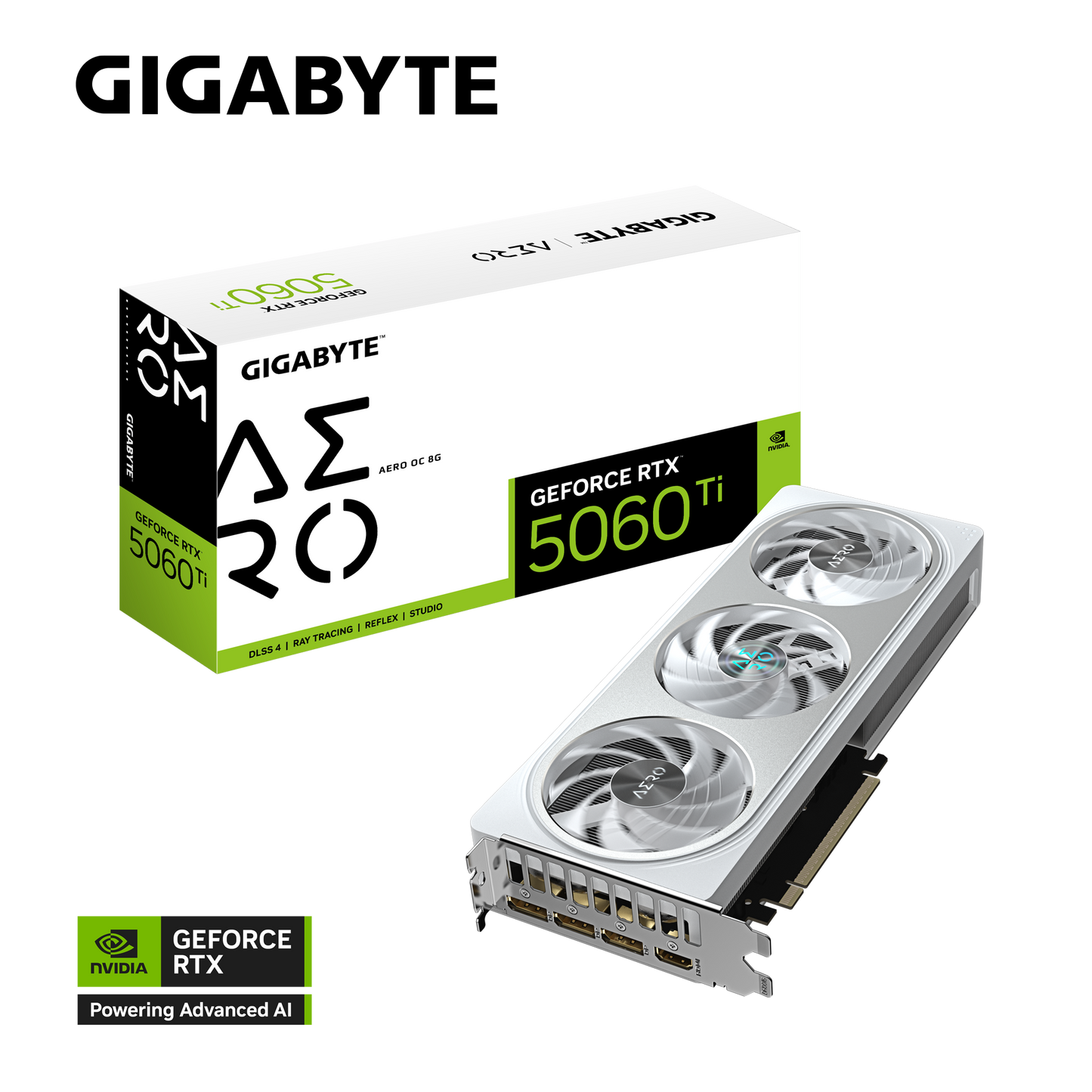 GIGABYTE GeForce RTX™ 5060 Ti AERO OC 8G GPU