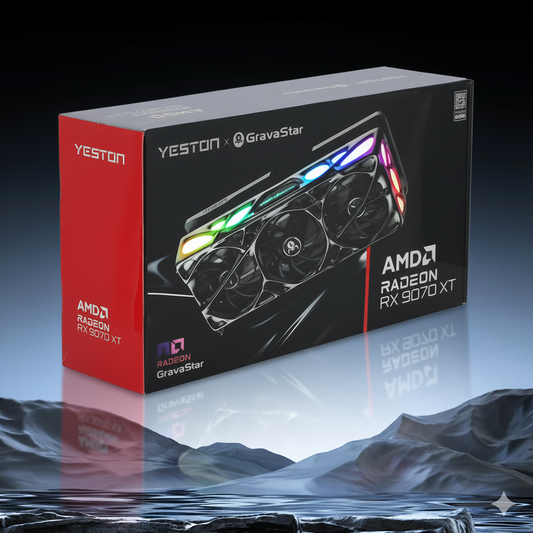 Yeston x GravaStar AMD RADEON RX 9070 XT 16G GDDR6 Mercury Nova OC GPU