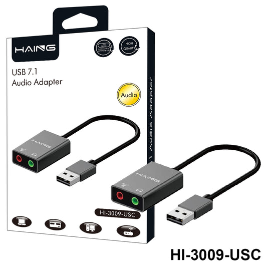 HAING HI-3009-USC USB 7.1 Audio Adapter