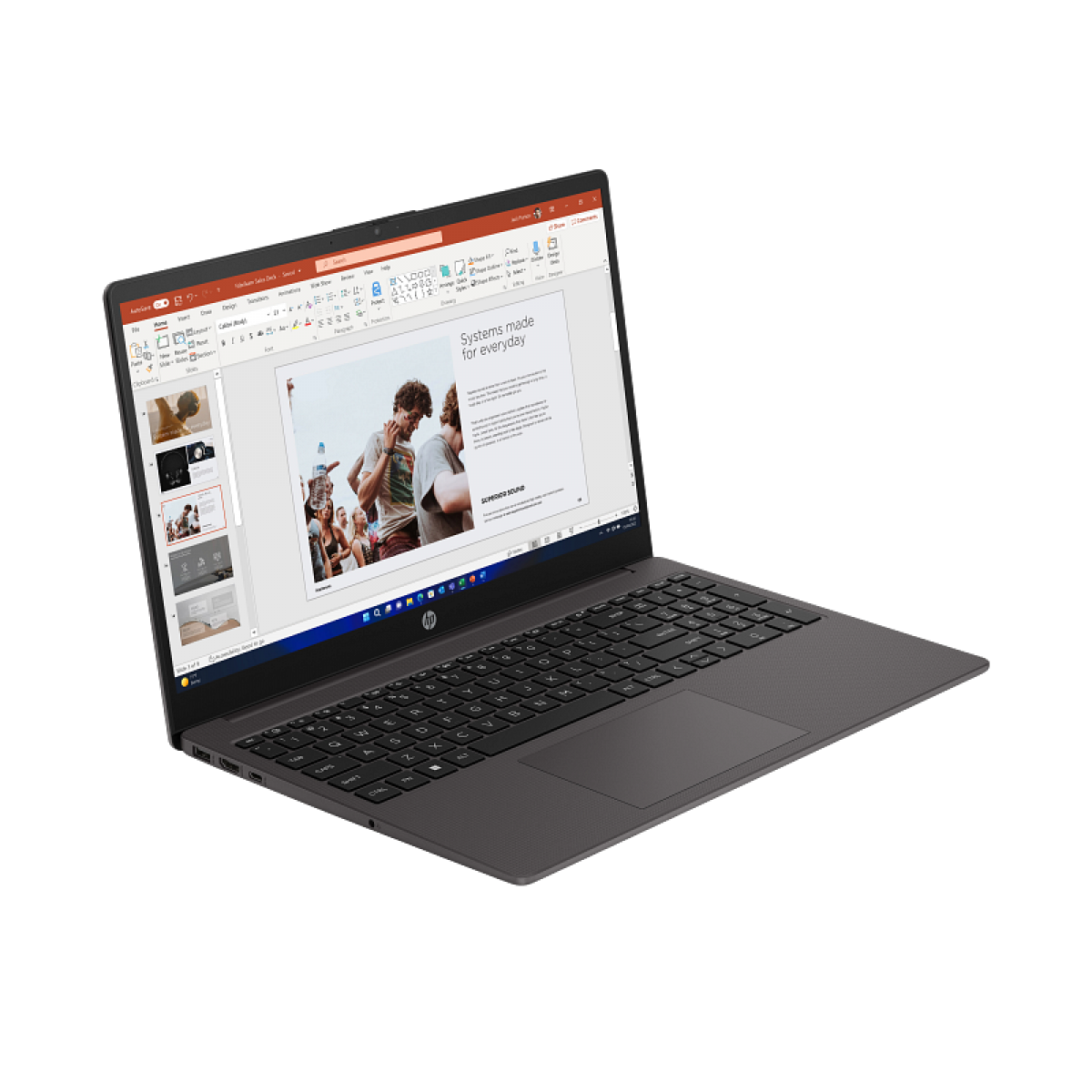 Laptop HP Essential 250 G10 Notebook Intel® Core™ i5-1334U 10 Cores, 16GB DDR4 (Customized), 512 GB SSD, 15.6" FHD anti-glare, 250 nits - Dark Ash Silver