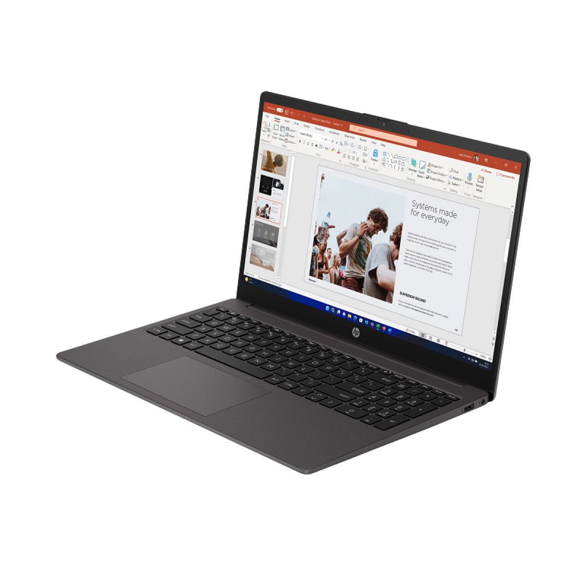 Laptop HP Essential 250 G10 Notebook Intel® Core™ i5-1334U 10 Cores, 16GB DDR4 (Customized), 512 GB SSD, 15.6" FHD anti-glare, 250 nits - Dark Ash Silver