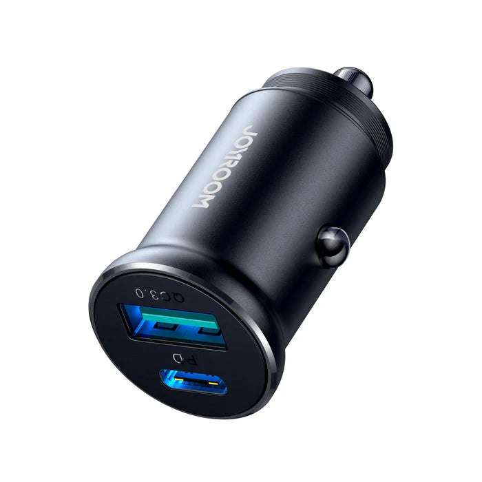 JOYROOM JR-CCN05 30W QC3.0+PD mini Metal Car Charger