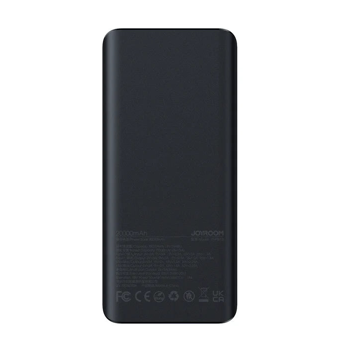 JOYROOM JR-PBF02 30W Power Bank with High-Brightness Flashlight 20000mAh