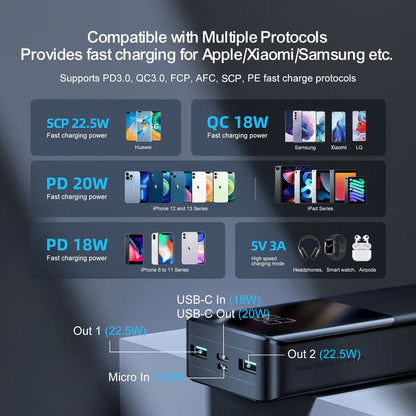 JOYROOM JR-QP193 22.5W Power Bank 30000mAh