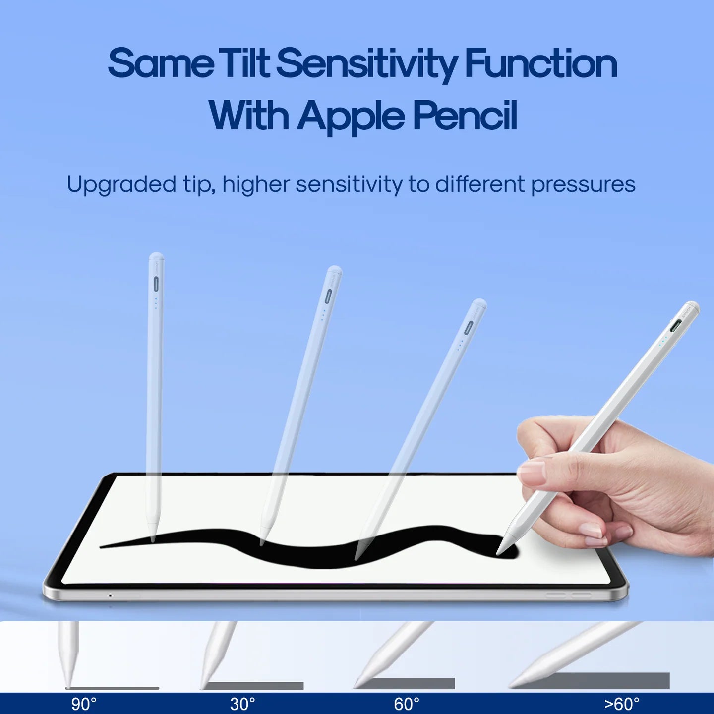 JOYROOM JR-X9S Active Stylus Pen  (with Replacement Tip*2)