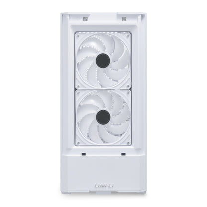 Lian Li LANCOOL 207 (207RW) MESH (White) ARGB ATX Mid Tower Tempered Glass Gaming Case W/ Type-C & (Front 2x140mm ARGB Fans + 2x120mm PWM Fan On PSU Shroud)