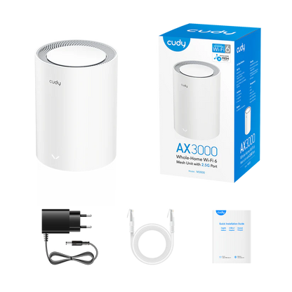 CUDY  M3000 AX3000 2.5G Mesh Wi-Fi 6 System