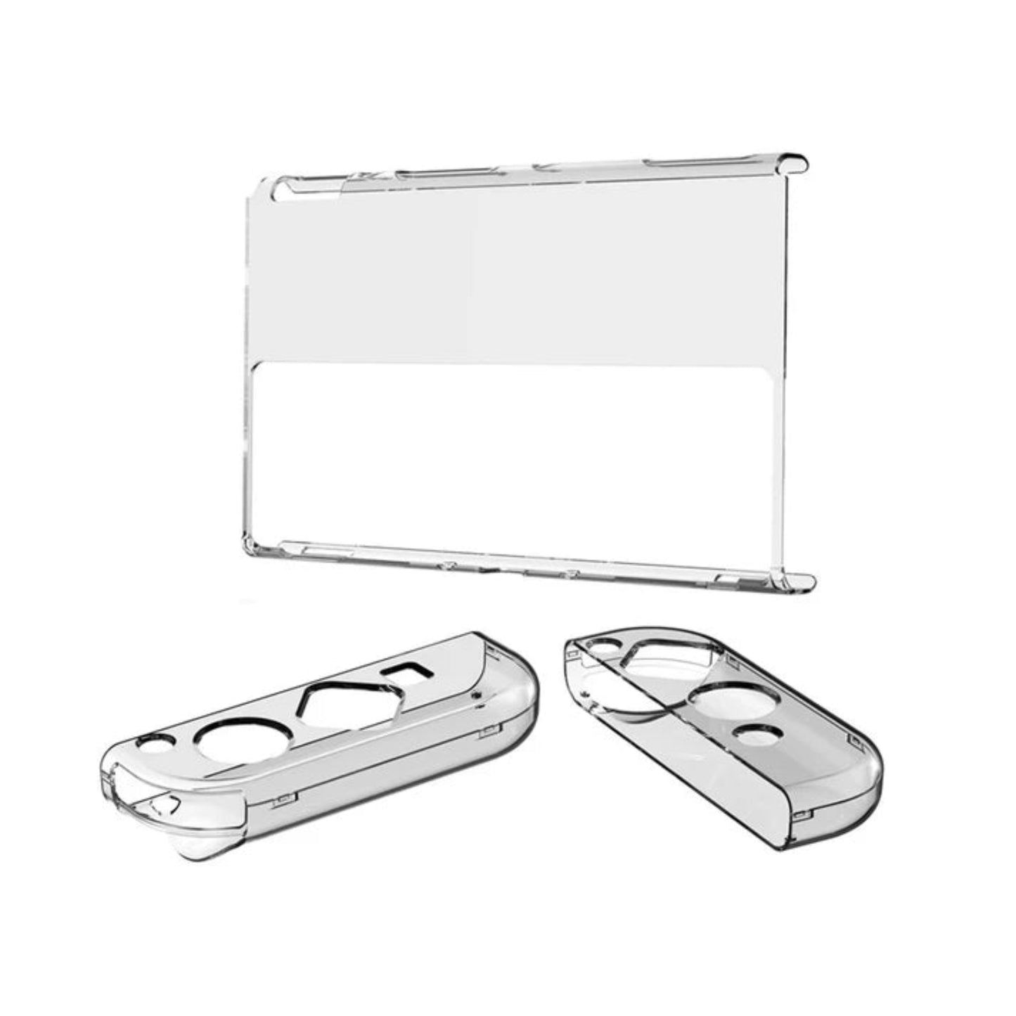 DOBE TNS-1133B Crystal PC Case For Nintendo Switch V1 / V2 / OLED