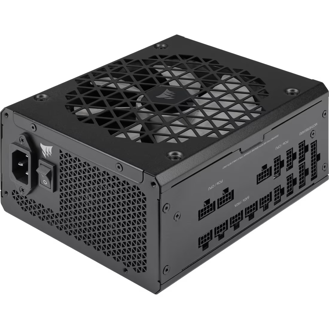 Corsair RM1000x Shift 1000W, ATX (ATX 3.0) Fully Modular Power Supply, 80+ Gold Certified w/ Side Mounted Modular Connections Panel & PCIe 5.0 12VHPWR Cable