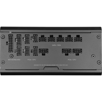 Corsair RM1000x Shift 1000W, ATX (ATX 3.0) Fully Modular Power Supply, 80+ Gold Certified w/ Side Mounted Modular Connections Panel & PCIe 5.0 12VHPWR Cable