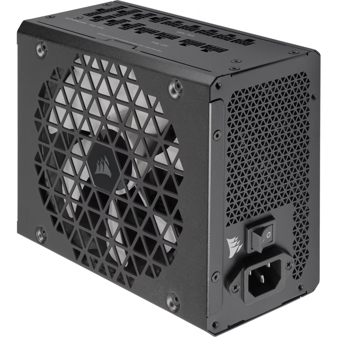 Corsair RM1200x Shift 1200W, ATX (ATX 3.0) Fully Modular Power Supply, 80+ Gold Certified w/ Side Mounted Modular Connections Panel & PCIe 5.0 12VHPWR Cable