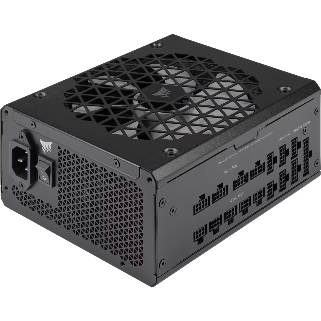 Corsair RM1200x Shift 1200W, ATX (ATX 3.0) Fully Modular Power Supply, 80+ Gold Certified w/ Side Mounted Modular Connections Panel & PCIe 5.0 12VHPWR Cable