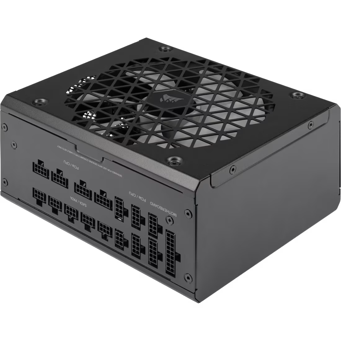 Corsair RM1200x Shift 1200W, ATX (ATX 3.0) Fully Modular Power Supply, 80+ Gold Certified w/ Side Mounted Modular Connections Panel & PCIe 5.0 12VHPWR Cable