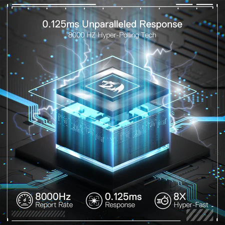 REDRAGON K617GGB FIZZ 60% Rapid Trigger Wired Magnetic Switch Gaming Keyboard