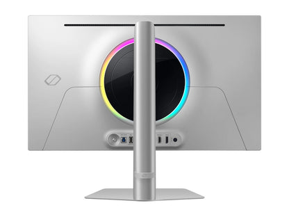 Samsung Odyssey OLED G6 (DG602) 27" Flat Monitor 2K (2560 x 1440) 360Hz, 0.03ms(GTG), Quantum Dot, HDR10+, 99% DCI Coverage, 10Bit, HDMI 2.1, Core Sync, FreeSync Premium Pro w/ Sleek Metal Design & Ergonomic Stand