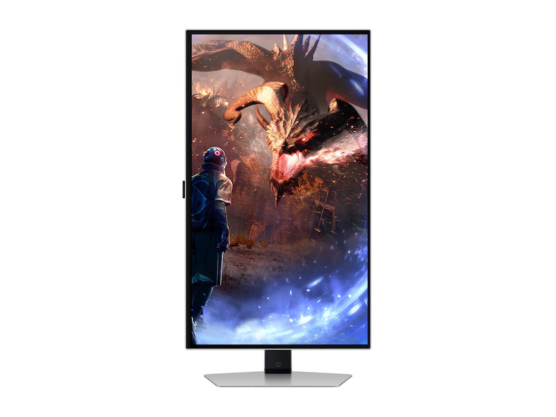 Samsung Odyssey OLED G6 (DG602) 27" Flat Monitor 2K (2560 x 1440) 360Hz, 0.03ms(GTG), Quantum Dot, HDR10+, 99% DCI Coverage, 10Bit, HDMI 2.1, Core Sync, FreeSync Premium Pro w/ Sleek Metal Design & Ergonomic Stand