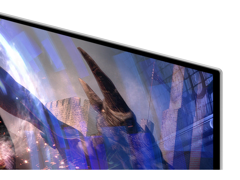 Samsung Odyssey OLED G6 (DG602) 27" Flat Monitor 2K (2560 x 1440) 360Hz, 0.03ms(GTG), Quantum Dot, HDR10+, 99% DCI Coverage, 10Bit, HDMI 2.1, Core Sync, FreeSync Premium Pro w/ Sleek Metal Design & Ergonomic Stand