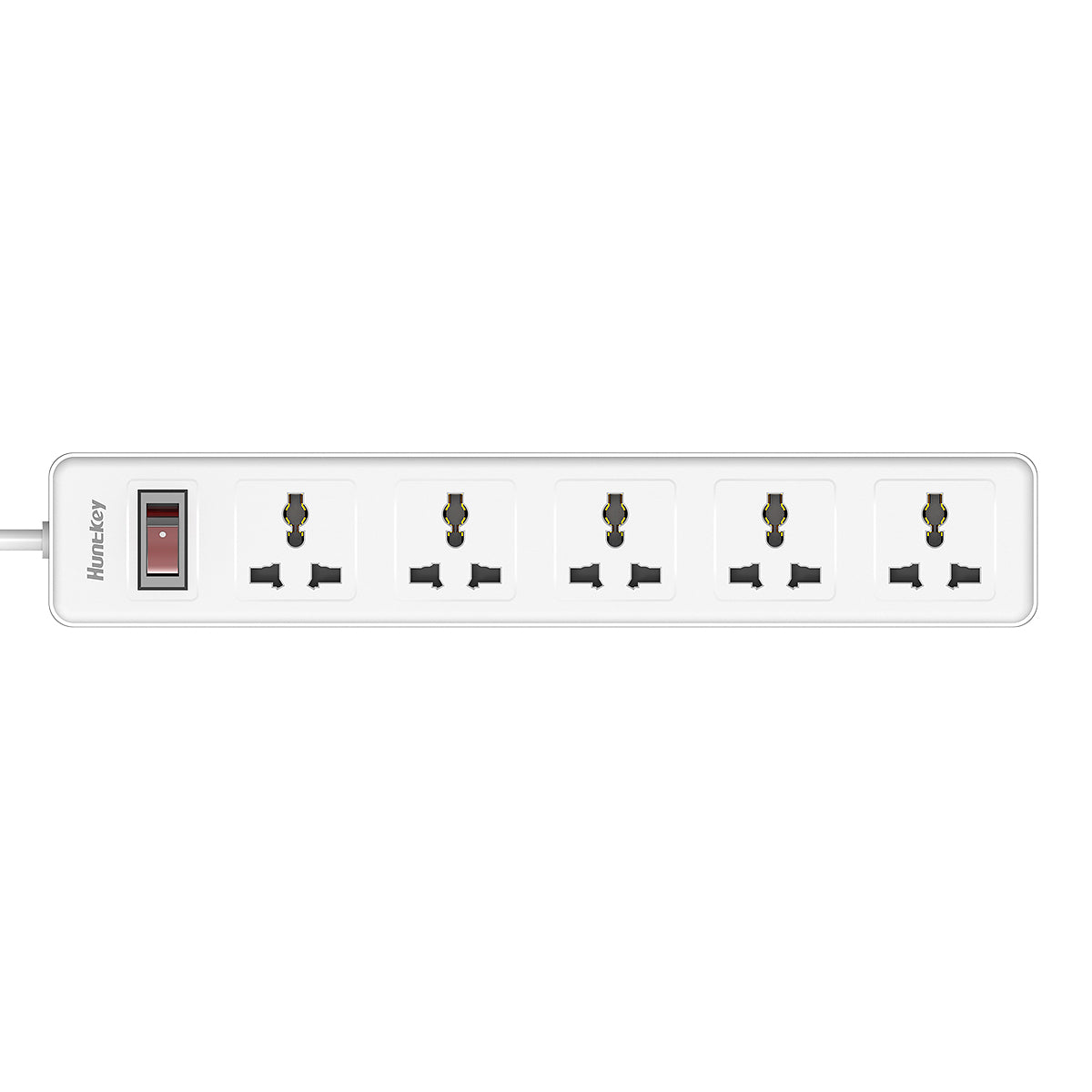 HUNTKEY SSZ501 5 Port UK Plug Power Strip
