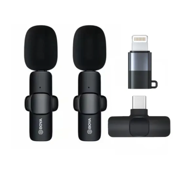 BOYA BY-MW3 Wireless Dual Microphone Type-C & Iphone
