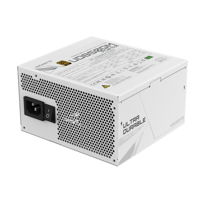 GIGABYTE UD850GM PG5 850W (ATX 3.0) PCIE 5.0 (12VHPWR) 80 Plus Gold Full Modular Power Supply (White Edition)