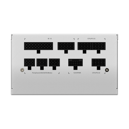 GIGABYTE UD850GM PG5 850W (ATX 3.0) PCIE 5.0 (12VHPWR) 80 Plus Gold Full Modular Power Supply (White Edition)