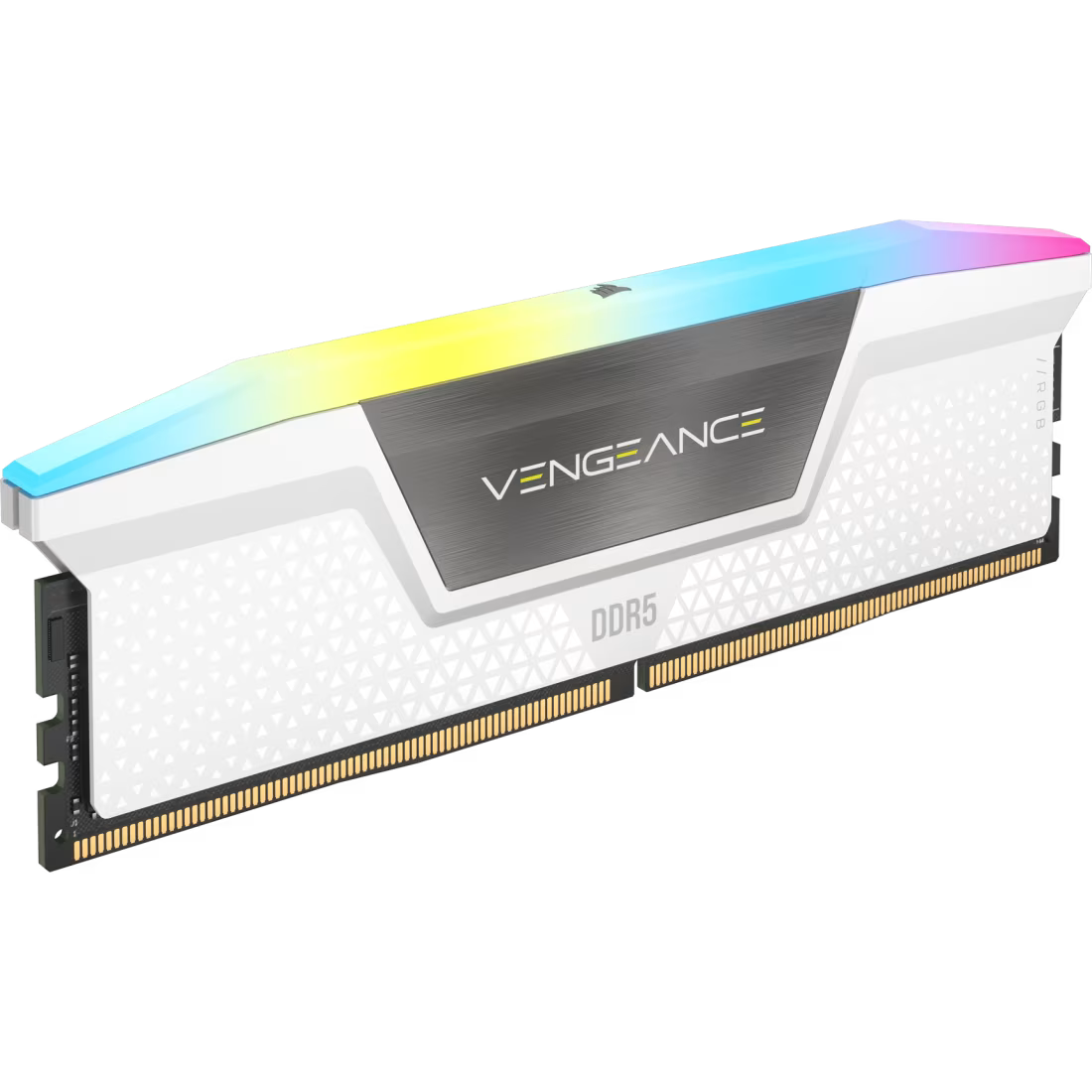 CORSAIR VENGEANCE RGB 32GB (2x16GB) DDR5 RAM 6000MT/s CL30 Memory Kit — White